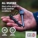 2XPLORE Ignite Steel Fire Starter with Survival Whistle - Image 6